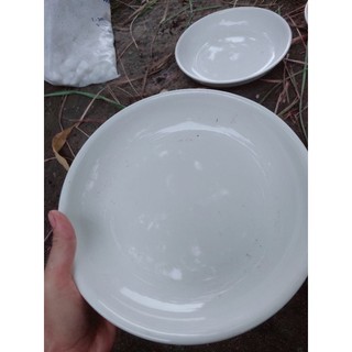 Đĩa lót chậu bằng sứ