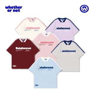 Áo thun local brand Whether Or Not tay lỡ form rộng unisex nam nữ Line Up