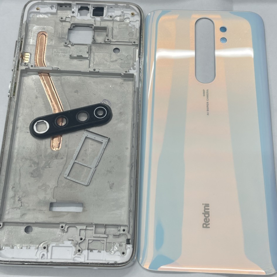 Bộ vỏ Xiaomi Redmi Note 8 Pro (đen, trắng, xanh, xanh lá)