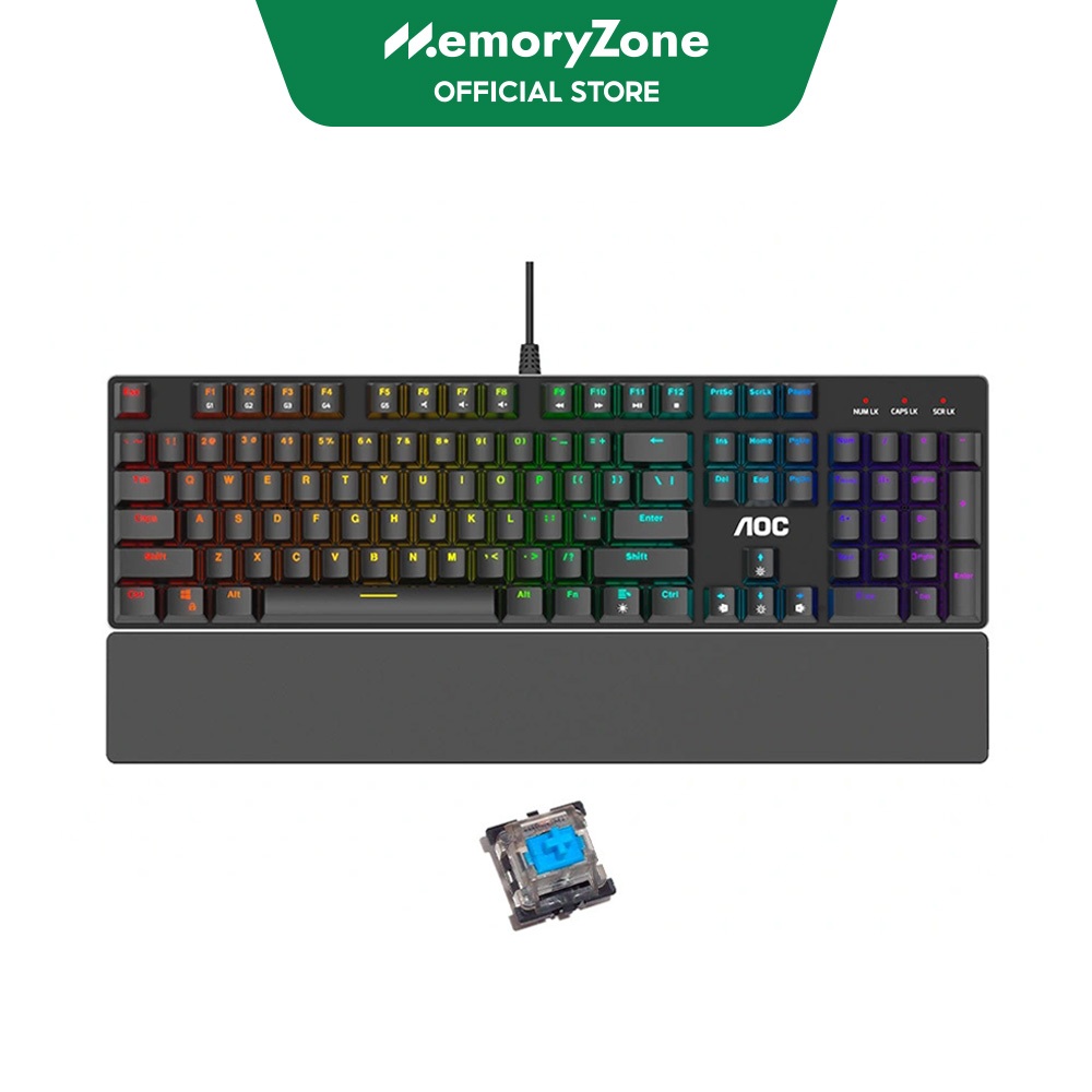 Bàn phím cơ AOC GK500 RGB