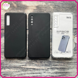 (có video) Ốp lưng Samsung Galaxy A7 2018 / A750 loại dẻo trong, dẻo đen bảo vệ cam cao cấp, bền đẹp