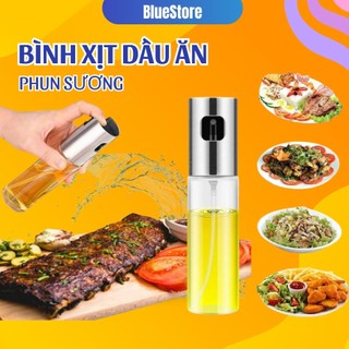 Chai xịt dầu ăn phun sương thủy tinh - chai lọ chiết dầu ăn, gia vị dùng cho thực phẩm
