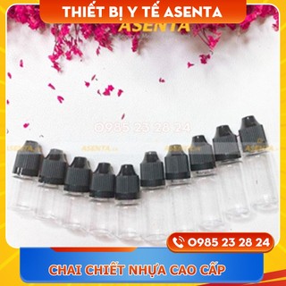 Chai chiết nhựa cao cấp đựng mực xăm (combo 5 chai) Asenta