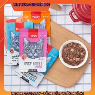 Pate cao cấp cho mèo Wanpy 80g