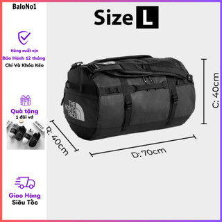 [Tặng kèm vớ] Balo đẹp giá rẻ🍀FREESHIP🍀 Túi trống The NF Base Camp Duffel -SIZE L 70 Lít
