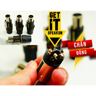 Jack speakon chân đồng speakon cao cấp jack cắm loa và đẩy rắc loa sân khấu rắc loa chân đồng Rắc loa NEUTRIK
