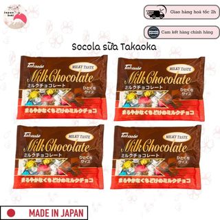 Socola sữa Nhật Bản, socola vị sữa thơm béo Takaoka Milk Chocolate