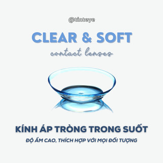 Kính áp tròng Tinteye Lens Trong Suốt chống ánh sáng xanh