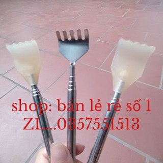 Cây gai lưng , gãi ngứa bằng inox , bằng nhựa rút gọn ,