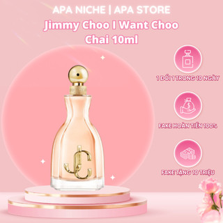 Nước hoa nữ Jimmy Choo I Want Choo EDP Chai 10ml, quyến rũ ngọt ngào