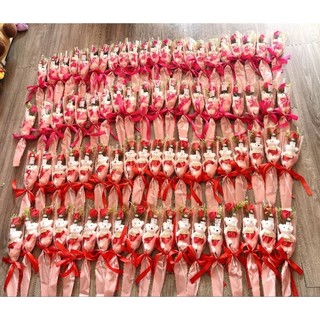 Hoa sáp 1 bông có gấu [sỉ 9k]