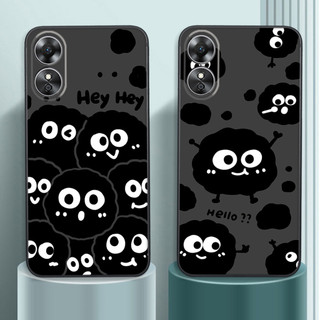 Ốp lưng Oppo A17 / A17K / A58 5G / A78 / A98 5G hoạt hình BLACK COAL cute hot trend giá rẻ
