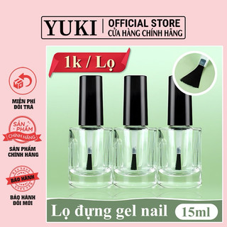 Lọ ko 15mm - lọ chiết sơn gel - lọ chiết sơn gel - lọ không đựng sơn - phụ kiện đồ nail
