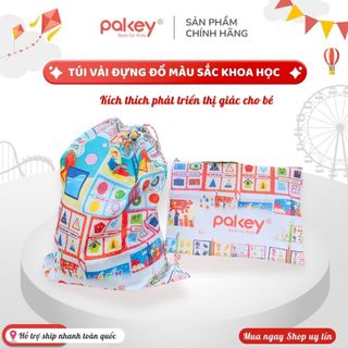 [QUÀ TẶNG] Túi Vải Đựng Đồ Cho Bé Ngộ Nghĩnh Tiện Lợi, Chất Liệu Từ Sách Vải Giúp Phát Triển Thị Giác Cho Bé