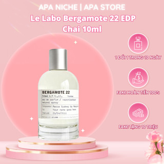Nước Hoa Le Labo Bergamote 22 Chai 10ml