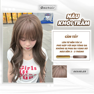 Thuốc Nhuộm Tóc Màu NÂU KHÓI TRẦM, Cần Tẩy - ONE HAIR