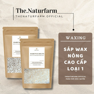 Sáp wax lông hàng cao cấp thơm siêu bám Naturfarm [ 500GR ][Sáp dừa coconut & trong suốt starsoft ]