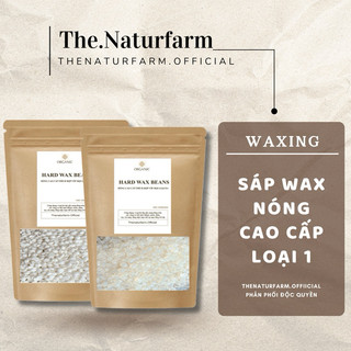 Sáp wax lông hàng cao cấp thơm siêu bám Naturfarm [ 200GR ][Sáp dừa coconut & trong suốt starsoft ]