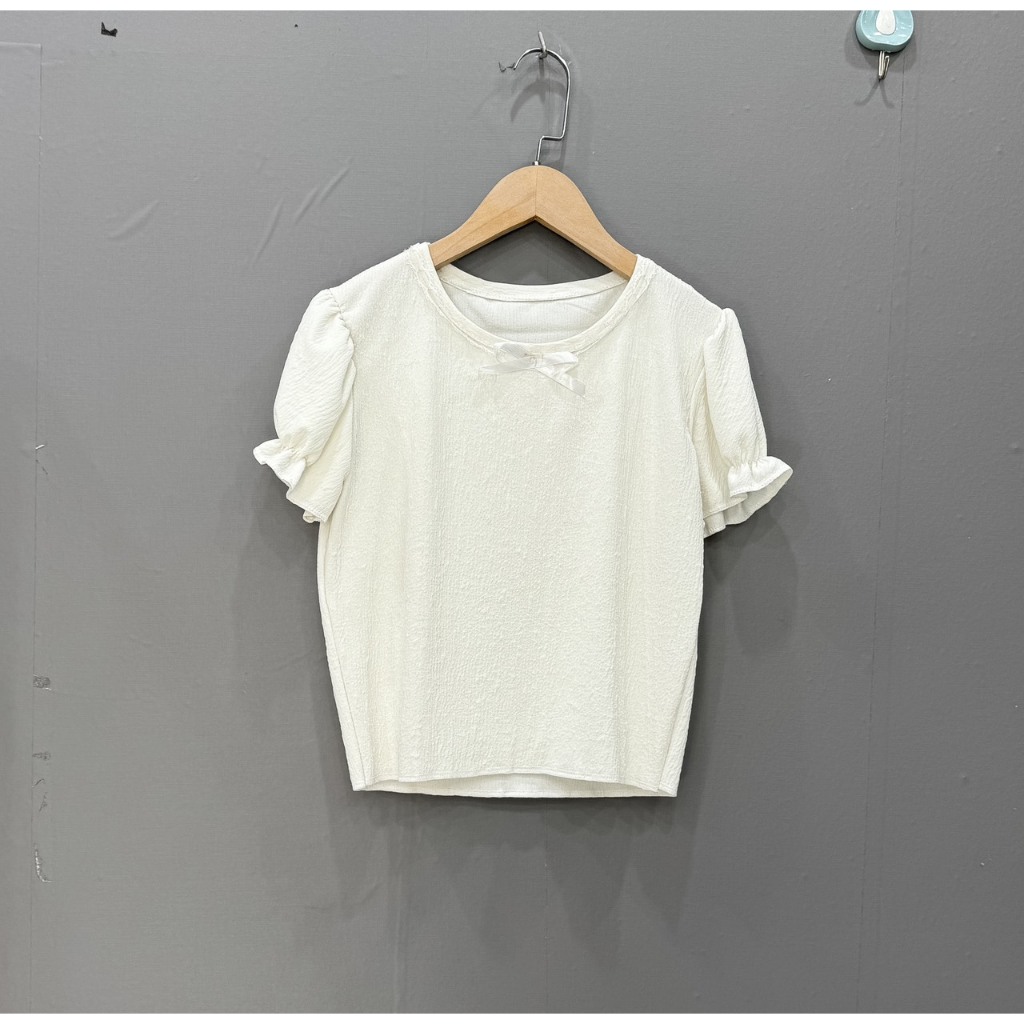 Áo croptop bèo tay ẢNH CHỤP THẬT