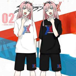 [ Hàng đẹp] Bộ quần áo anime darling in the franxx nam nữ đủ size