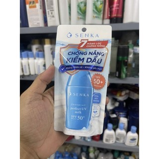 Sữa chống nắng dưỡng ẩm senka ferfect uv milk