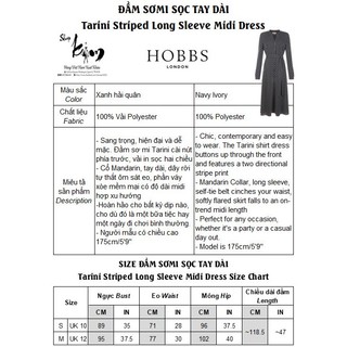 Đầm Sơmi Sọc Tay Dài - HOBBS