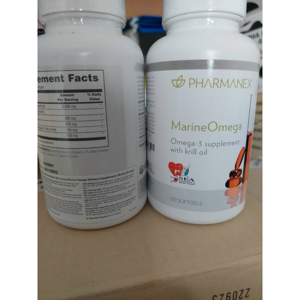 Dầu Nhuyễn Thể Marine Omega Nuskin 120 viên