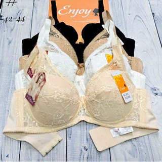 Áo ngực nữ ren nâng ngực bigsize Joy 8331 mút mỏng có gọng nguyên ngực phom lớn 36-38-40-42-44