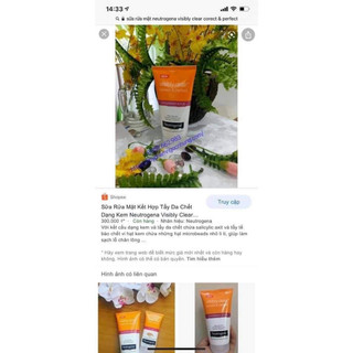 Sữa rửa mặt Neutrogena