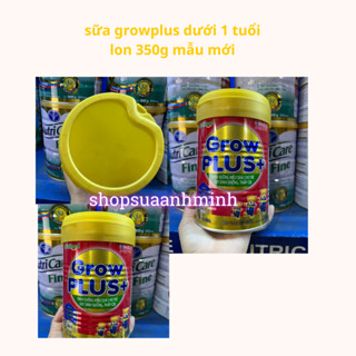 Sữa Grow plus đỏ  lon 350g date xa Nutifood