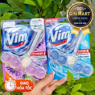 Viên treo bồn cầu Vim Power 5 55g - hàng tặng