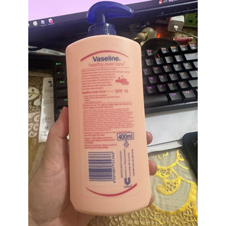 Dưỡng thể VASELINE HEALTHY EVEN TONE 400ml