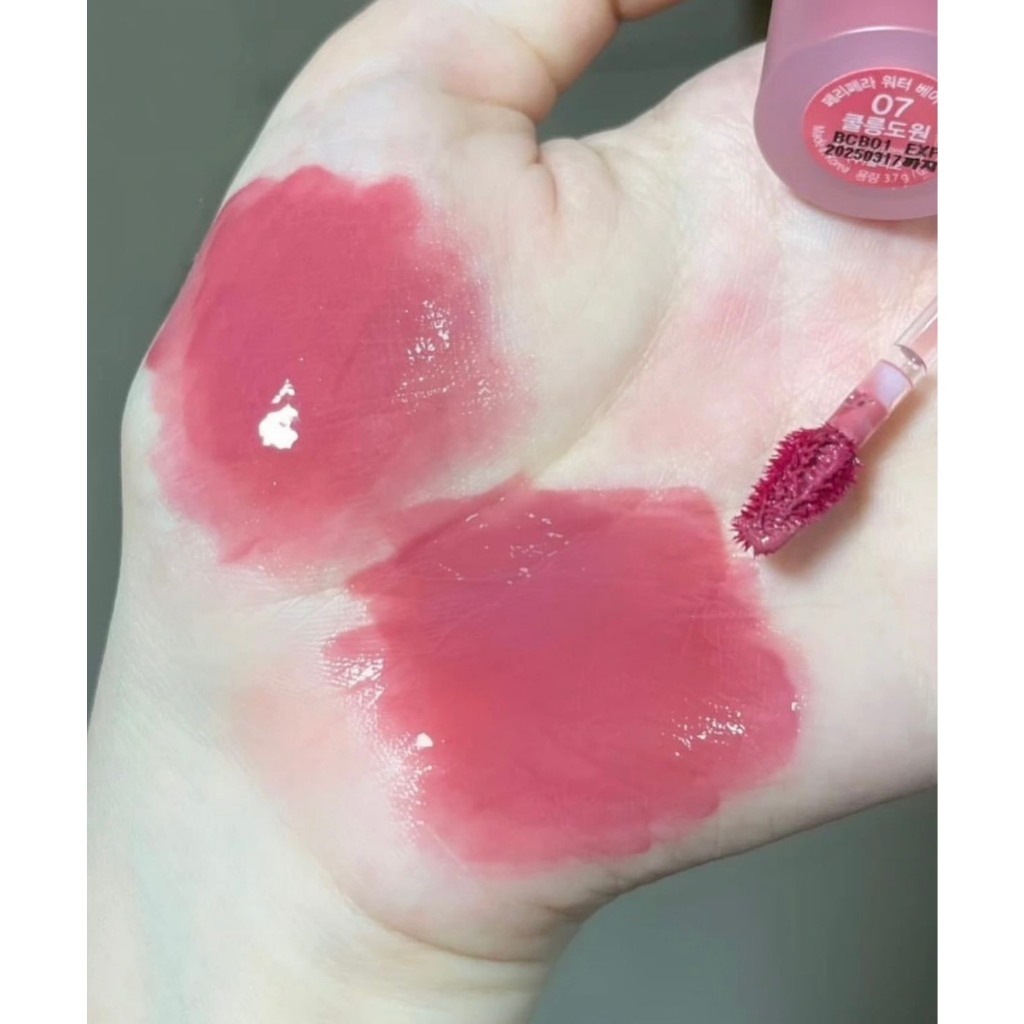 Son Tint Bóng Peripera 07 Mute Paradise Water Bare Tint Siêu Đẹp Lâu Trôi Căng Mọng Xinh Xắn