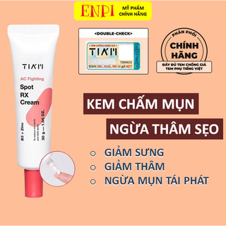 Kem chấm mụn ngừathâm sẹo TIAM AC Fighting Spot RX Cream