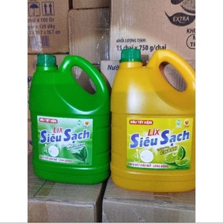 Nước rửa chén LIX cam kết chính hãng 3,6 kg