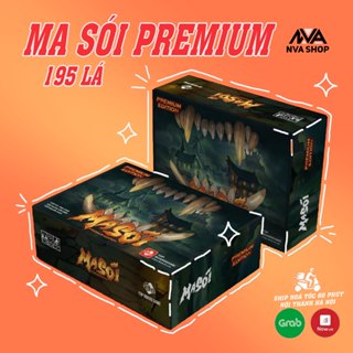 MA SÓI PREMIUM Edition 195 lá cơ bản và mở rộng Việt hoá , nhiều phụ kiện chơi kèm thú vị