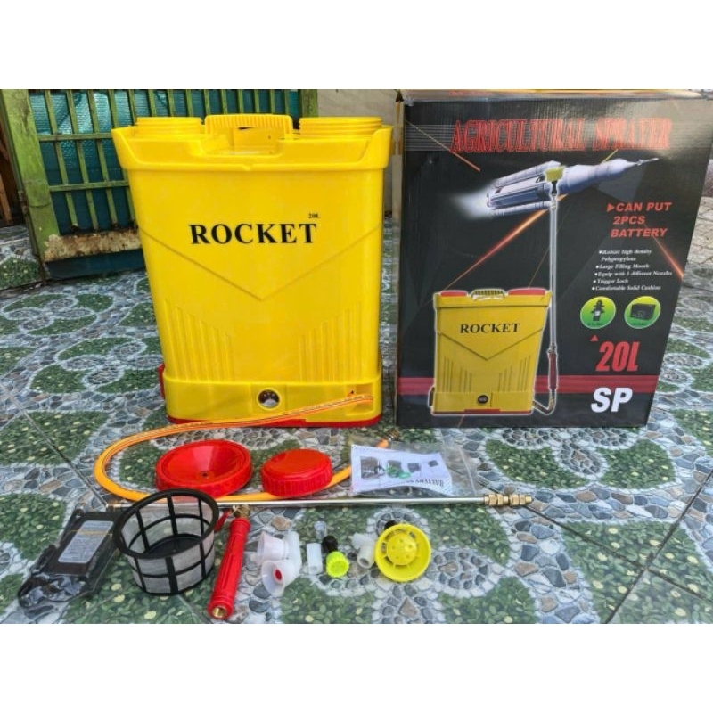 Bình xịt điện, bình phun thuốc ROCKET 20L 1 BƠM và 2 BƠM.