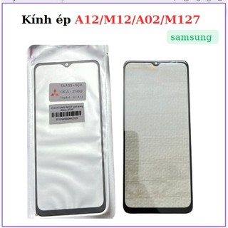 Mặt Kính liền keo samsung  A02/A12/m12/M127
