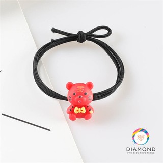 Dây Cột Tóc Chú Hổ Con Kute Diamond CT30