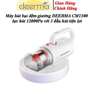 Máy hút bụi đệm giường DEERMA CM1300 lực hút 12000Pa với 3 đầu hút tiện lợi - Hàng Chính hãng