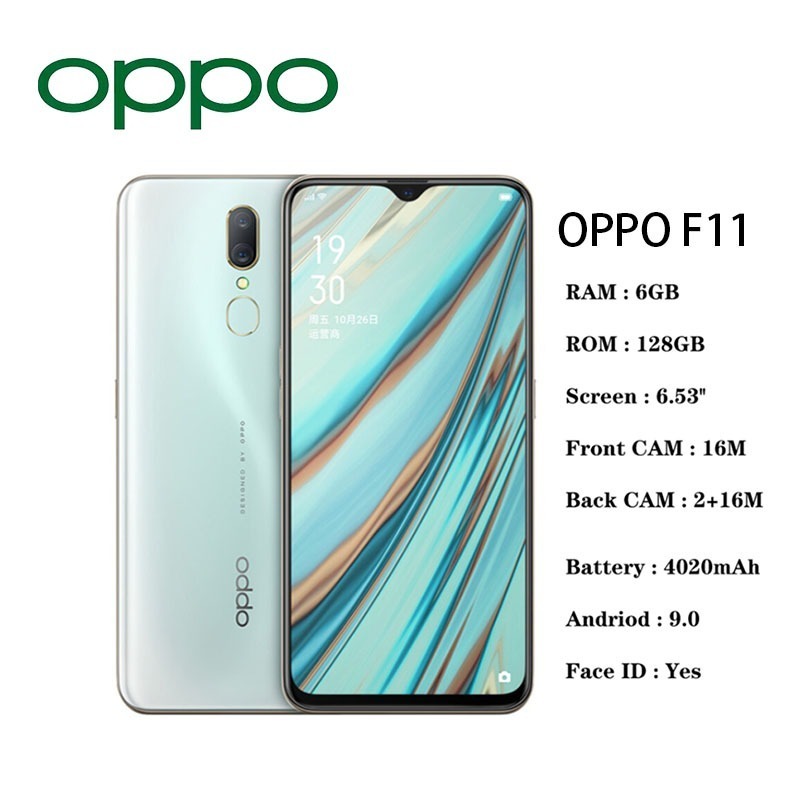 điện thoại Oppo F11 Chính Hãng 2sim ram 8G/256G, Màn hình giọt nước 6.5inch, Camera 48mp siêu nét