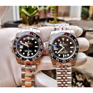 Fullbox Đồng Hồ Cơ Nam 40mm - ROLEX GMT MASTER II Núm Ngược - Hàng Cao Cấp Bảo Hành 24 Tháng