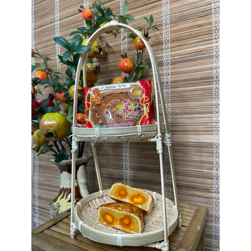 Nhân Đậu Xanh 2 trứng 200g bánh trung thu Tân Dân Lợi