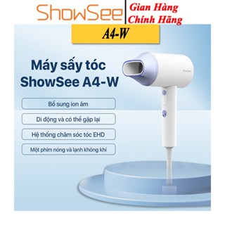 Máy sấy tóc tại ion âm chính hãng ShowSee A4-W hai chế độ sấy, gấp gọn tiện lợi