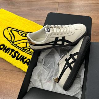 Giày Thể Thao Nữ Nam Thắng Giày Assic Onitsuka Tiger Kem Đen Gót Vàng , giày tiger Onitsuka kẻ đen cao cấp 2024