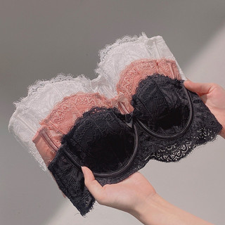 Áo lót ren nữ áo lót nữ áo bra nâng ngực áo ngực cúp ngang ren hoa cao cấp có gọng avalingerie al0061