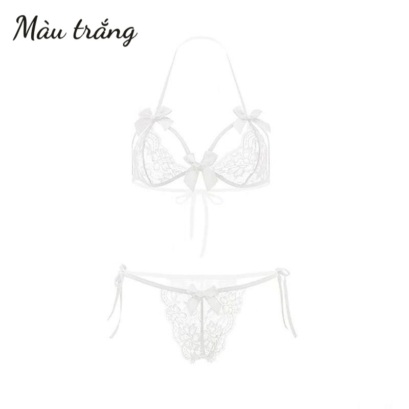 Bộ Đồ Lót Quyến Rũ Gợi Cảm Đính Nơ 1192 [CWEAR.SEXY_ĐỒ NGỦ & NỘI Y CAO CẤP] | BigBuy360 - bigbuy360.vn