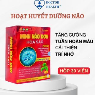 Viên uống bổ não Ginkgo Biloba tăng cường trí nhớ cho người già Minh Não Đơn Hoa Sao