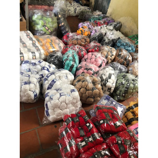 Giá sỉ 100 cuộn len milk cotton 50gr mác đen chọn màu