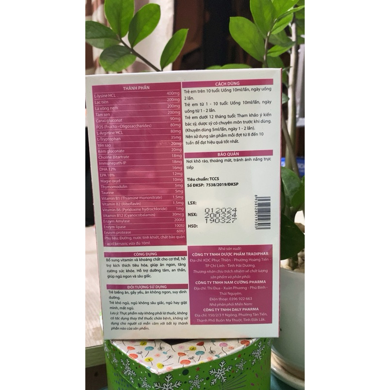 Siro Yến Sào Ăn Ngon Ngủ Tốt ENZIMOKID NCP Giúp Bé Tăng Cân Tự Nhiên - Hộp 20 Ống